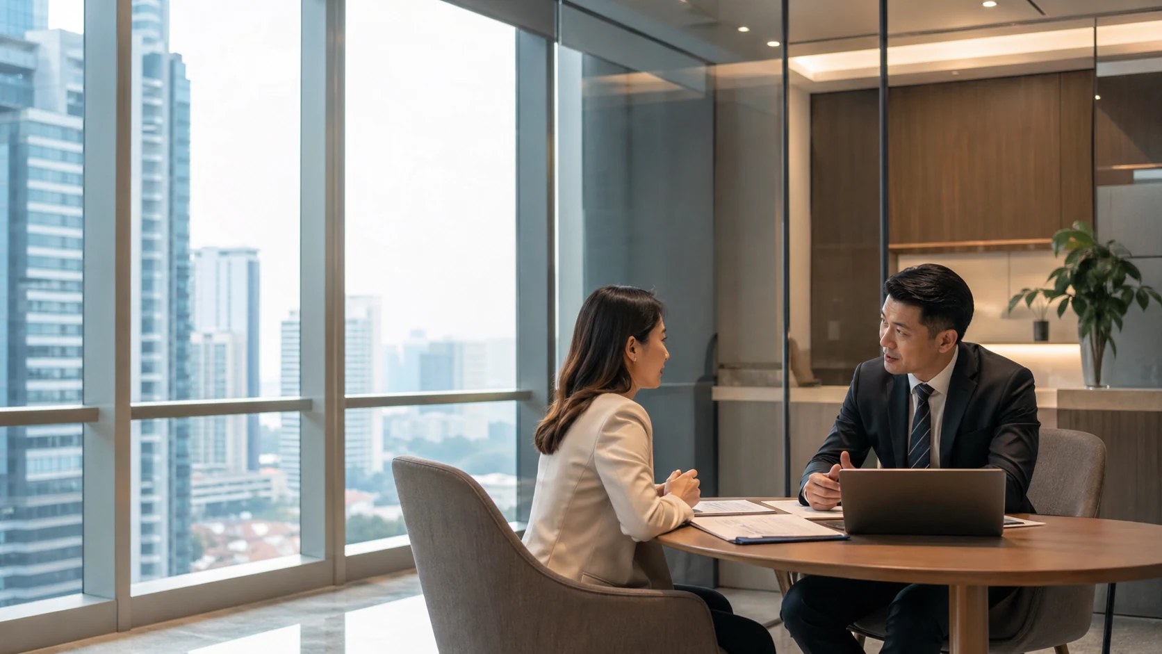 Trusted Singapore corporate services consultation in a premium office setting